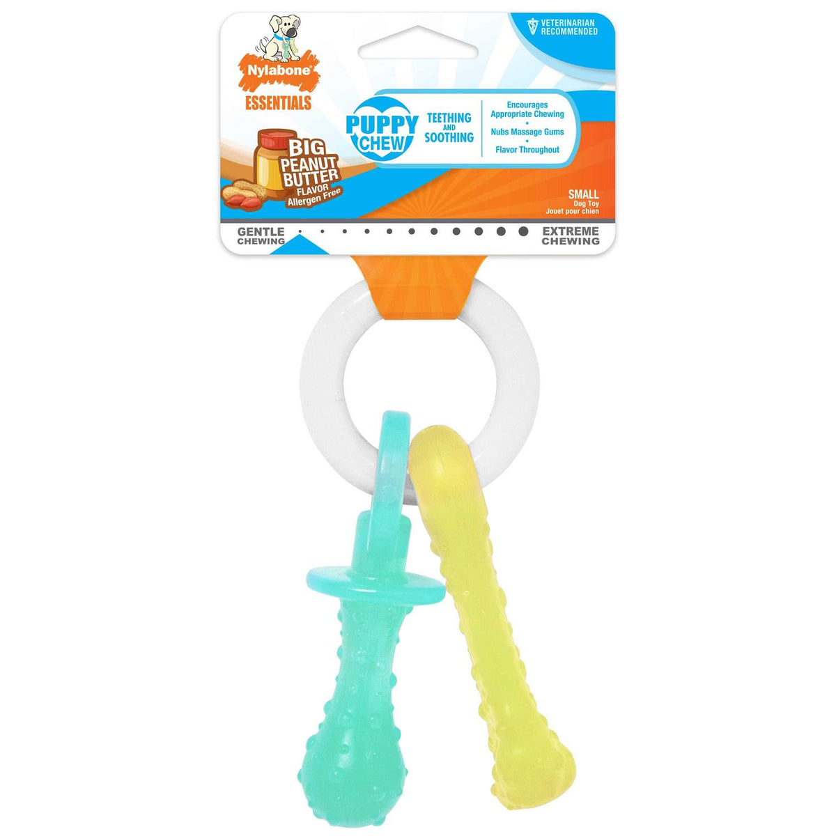 Puppy Chew Teething Pacifier Toy C564