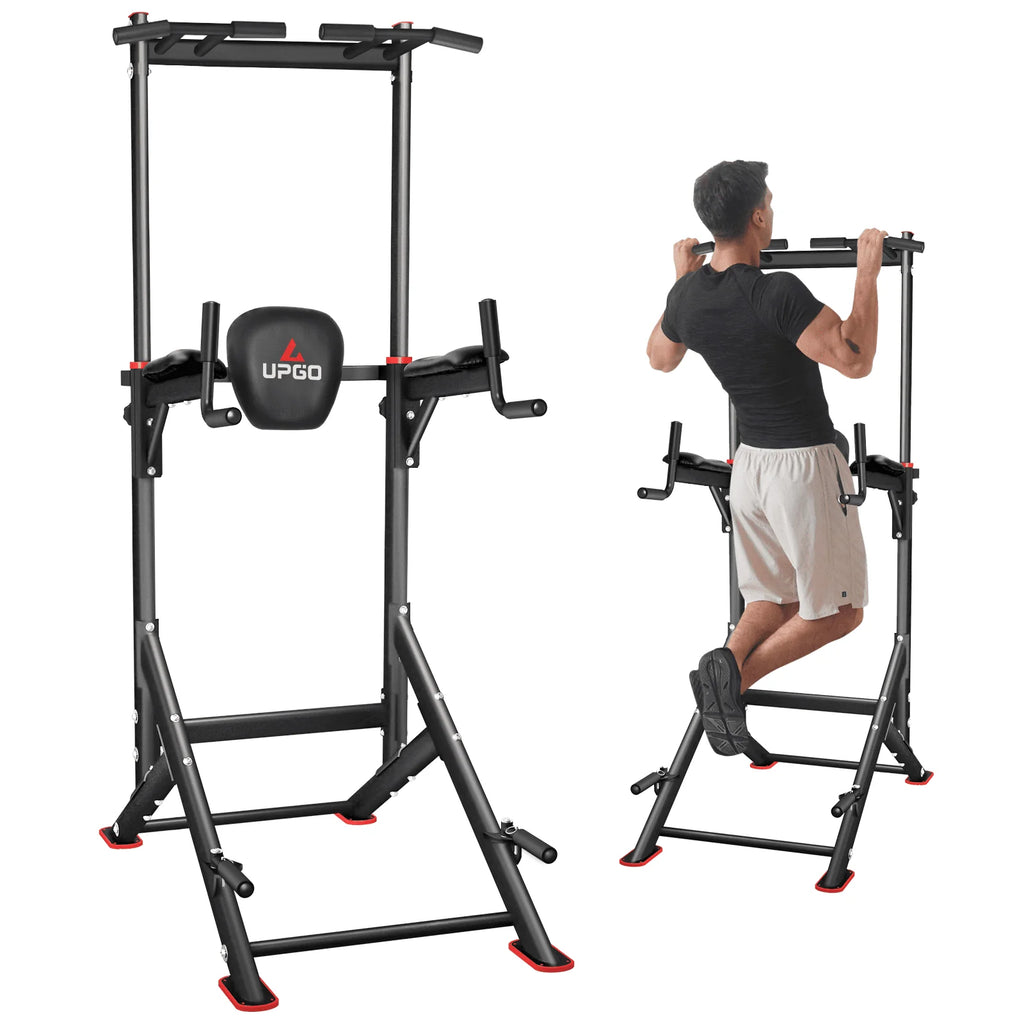 Adjustable Power Tower Dip Station Pull up Bar M905286