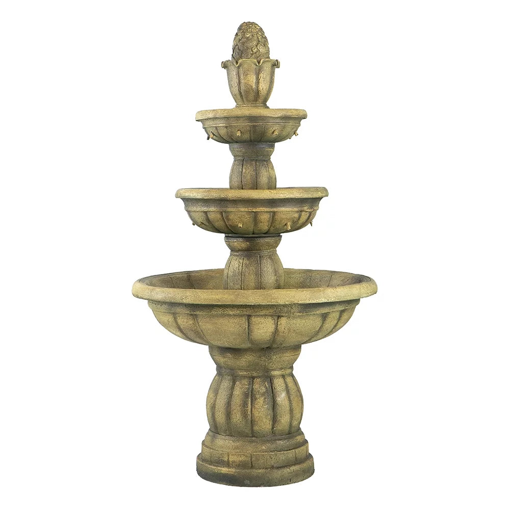 3-Tier Outdoor Polyresin Fountain Z34644