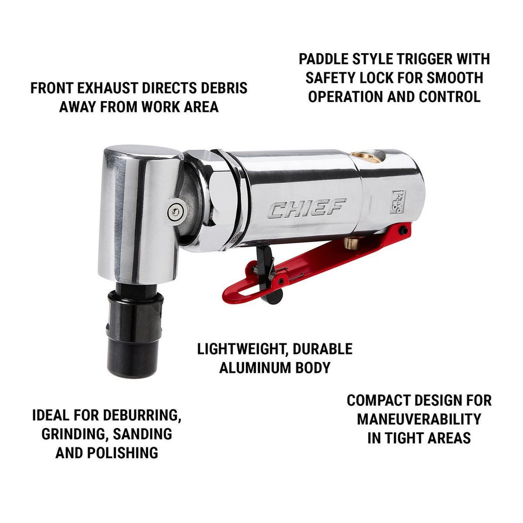 1/4 in. Mini Angle Air Die Grinder W453621