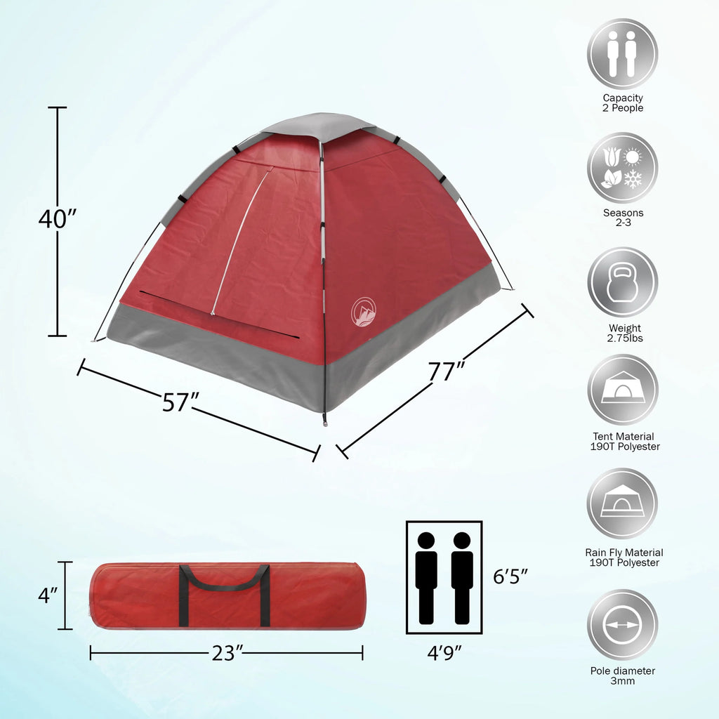 2-Person Dome Tents V69563