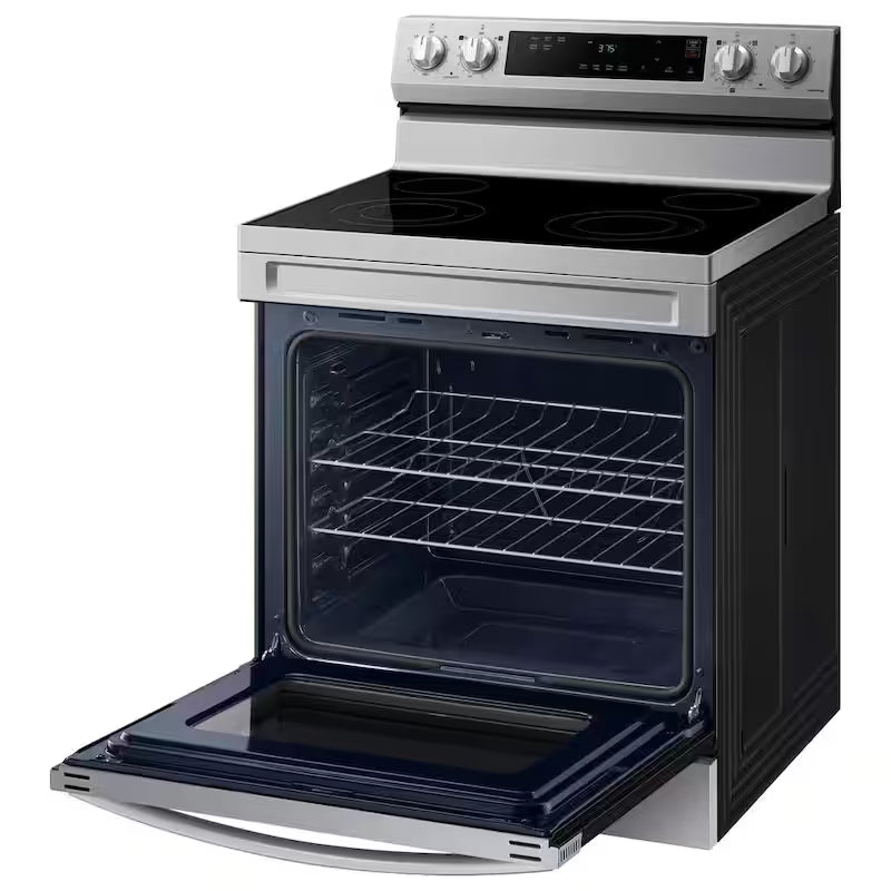 6.3 cu. ft. Smart Freestanding Electric Range with Steam Clean in Stainless Steel C68301