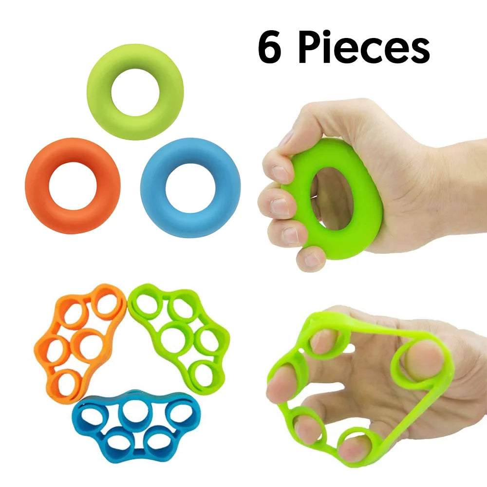 Hand Grip Strengthener Set of 6 O766