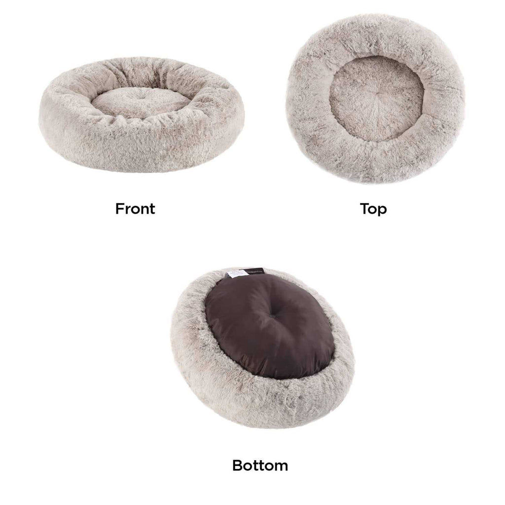 Faux Rabbit Fur Memory Foam Calming Bed M37951