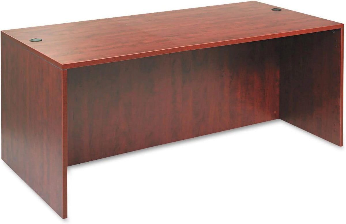Straight Desk Shell, 71W X 35 1/2D X 29 5/8H, Med Cherry A868423
