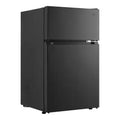 2 Door Mini Refrigerator in Black with Freezer H1631