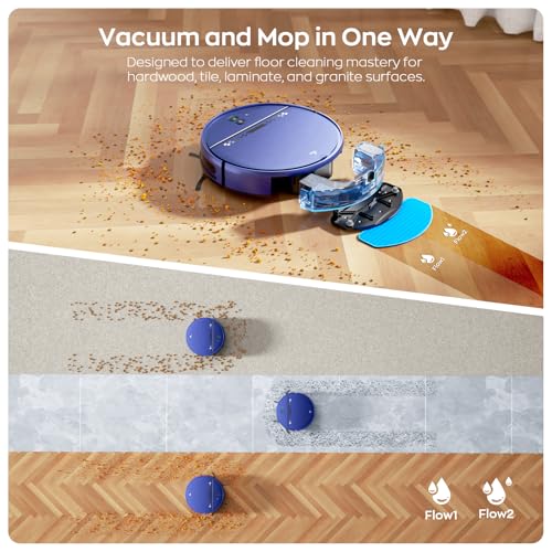 2-in-1 Robot Vacuum and Mop Combo, 2300Pa Suction L7648