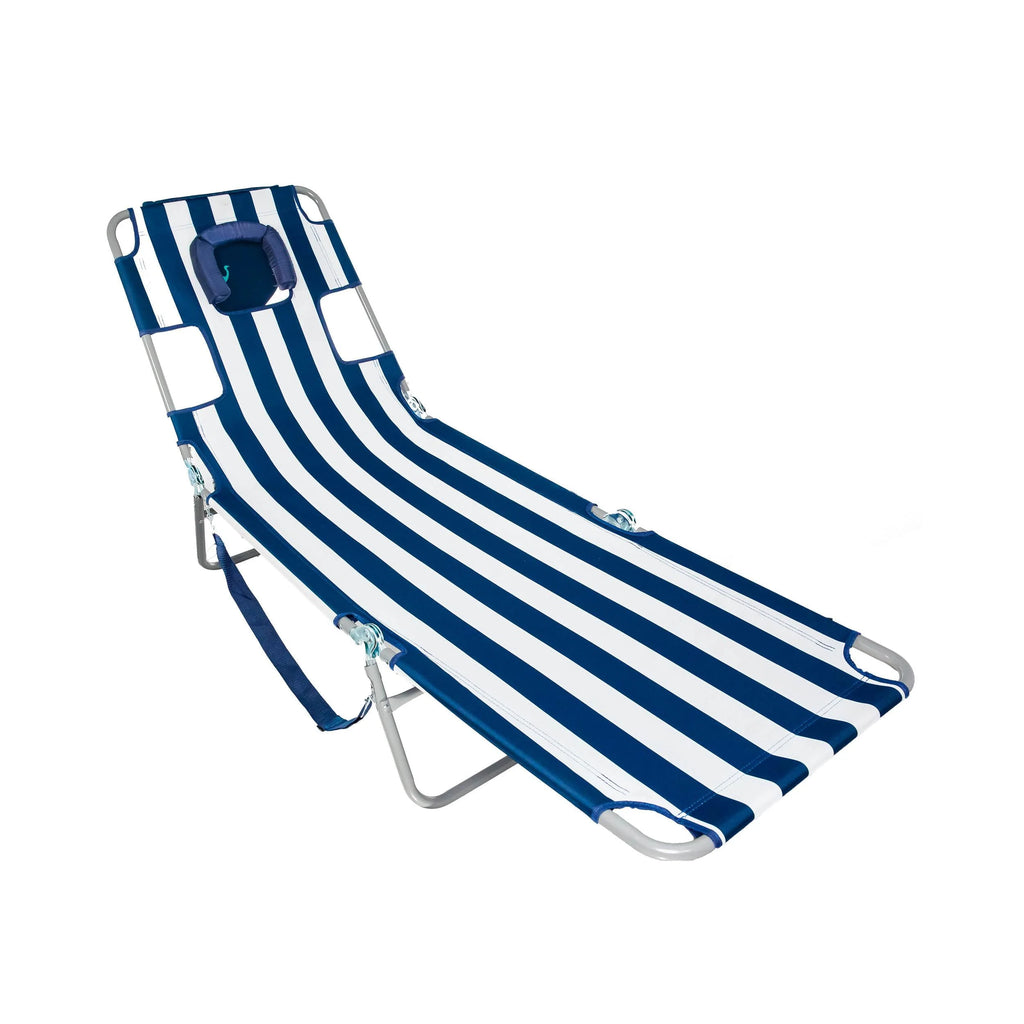 Blue Folding Chaise Lounge R89422