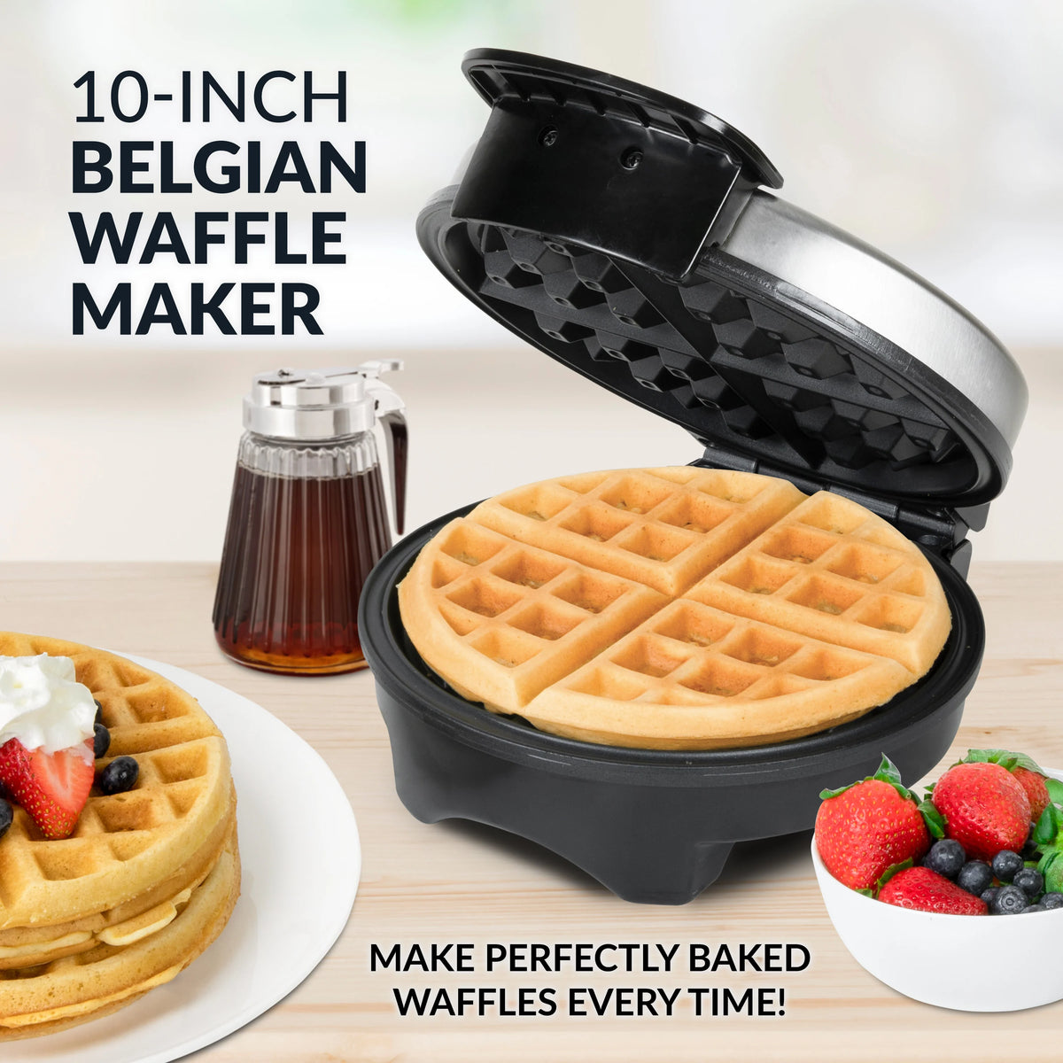 7-Inch Round Belgian Waffle Maker B35169