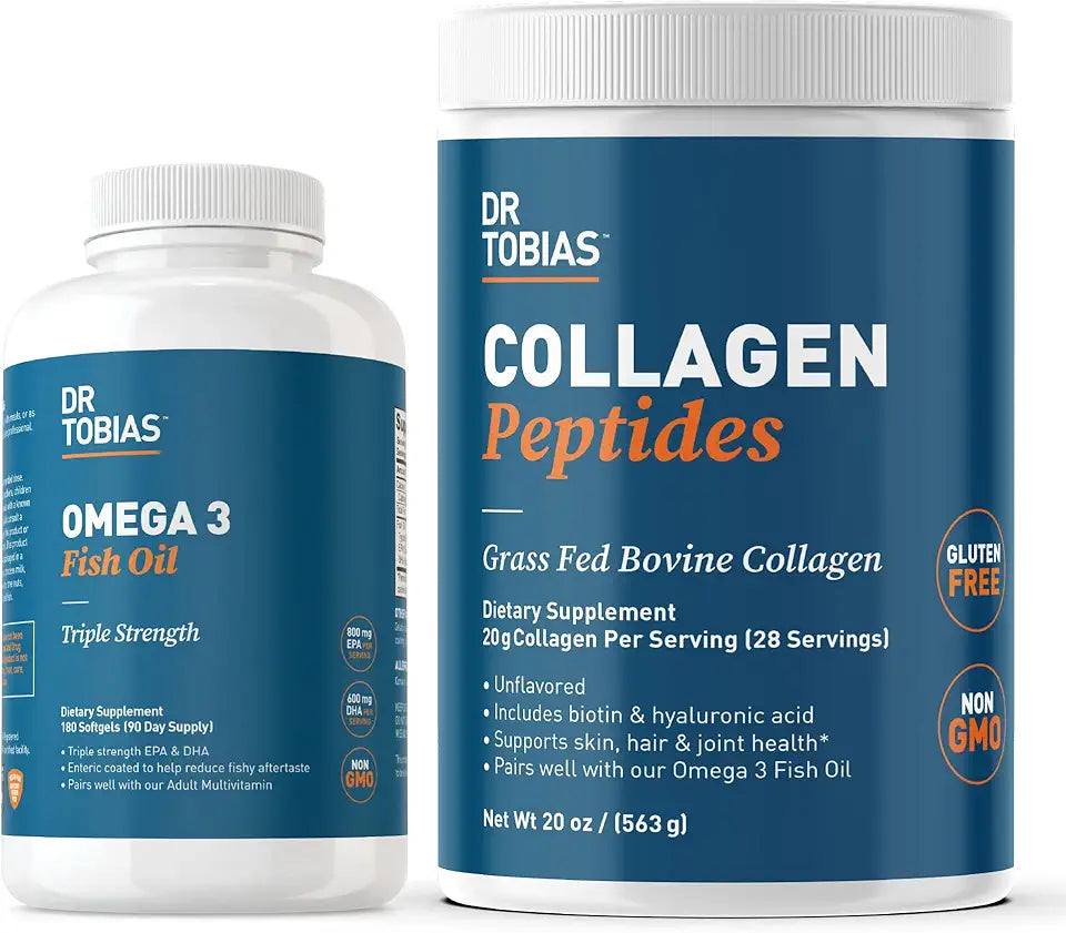 Omega 3 Fish Oil and Collagen Peptides Powder F9922