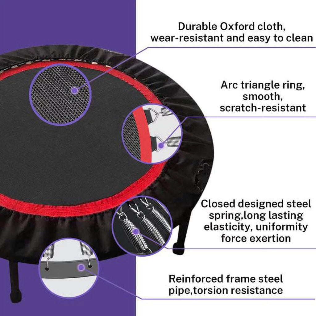 40 Foldable Mini Trampoline 330 lb Weight D40146
