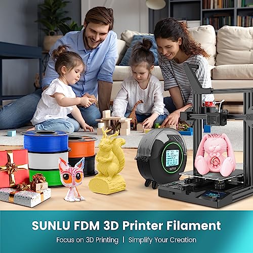 PLA 3D Printer Filament 1.75mm 1kg Spool Black S257235