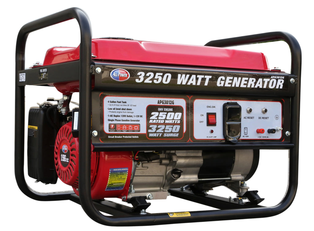 3250 Watt Gas Powered Portable Generator U620294