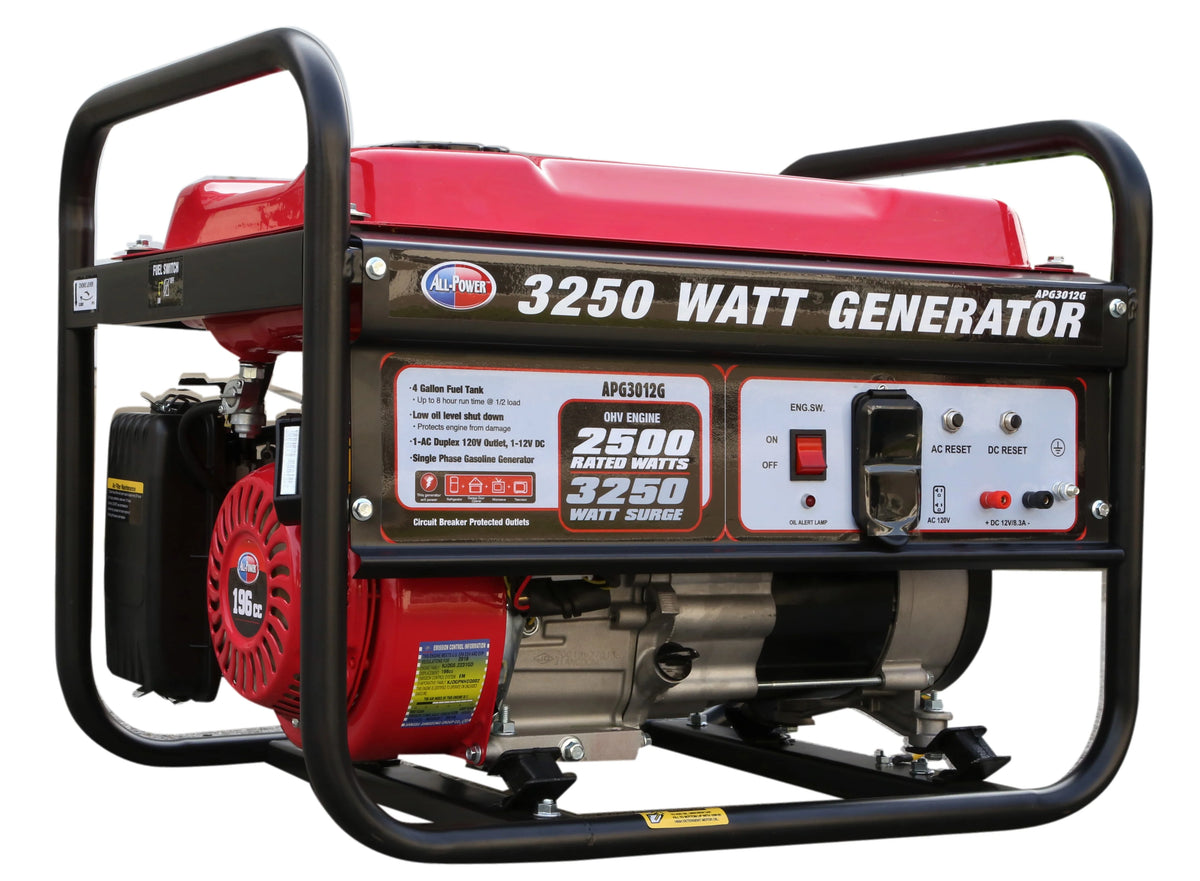 3250 Watt Gas Powered Portable Generator U620294