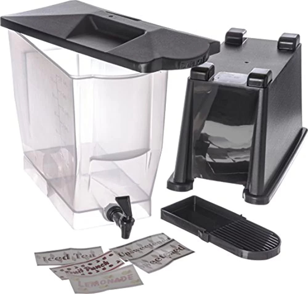 Black 3 1/2 Gallon Beverage Dispenser R704