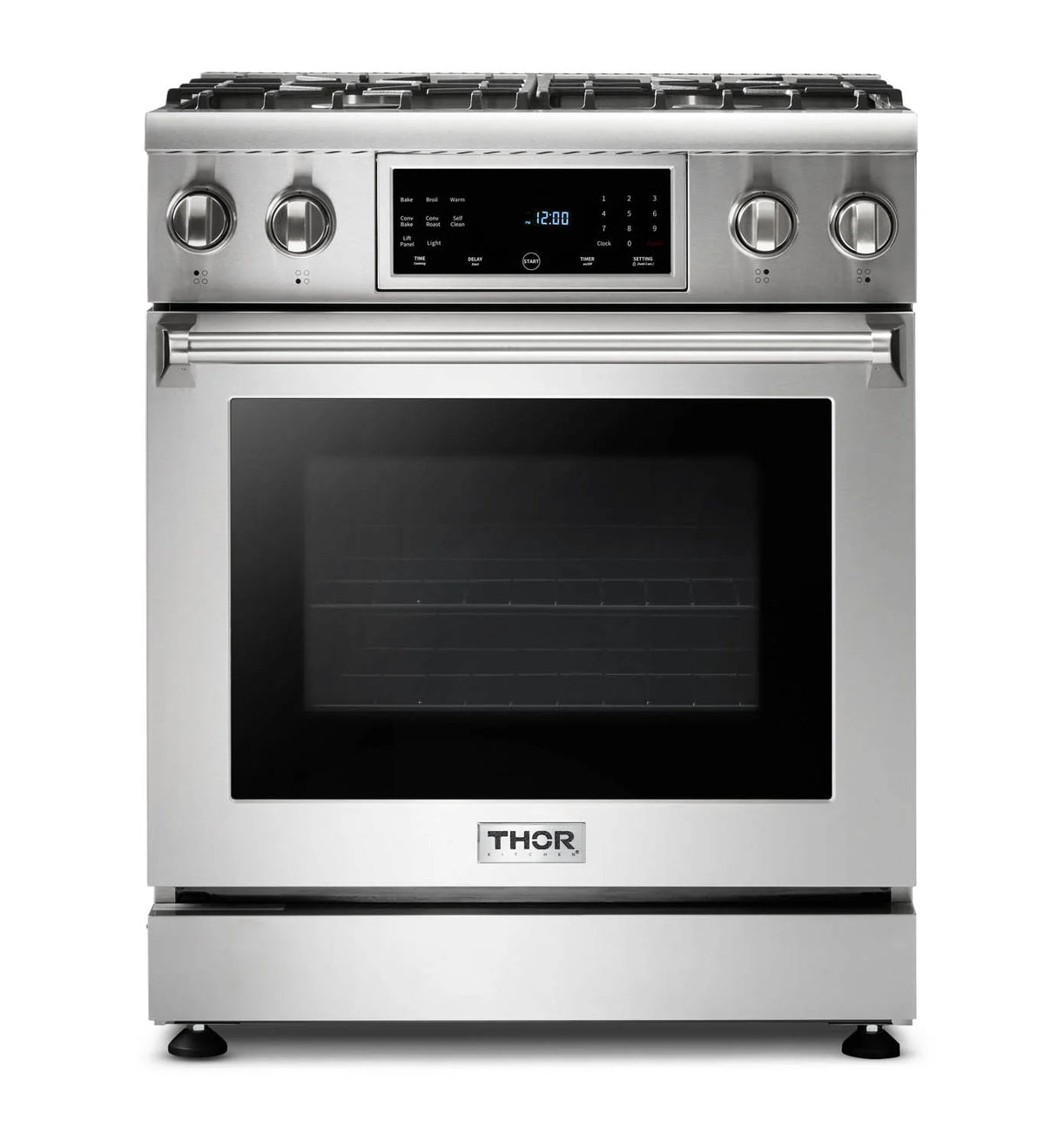30 In. 4.6 cu. ft. Self-Clean Gas Range in Stainless Steel F6970