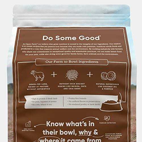 Pasture Raised Lamb Ancient Grains Dry Dog Food F595761