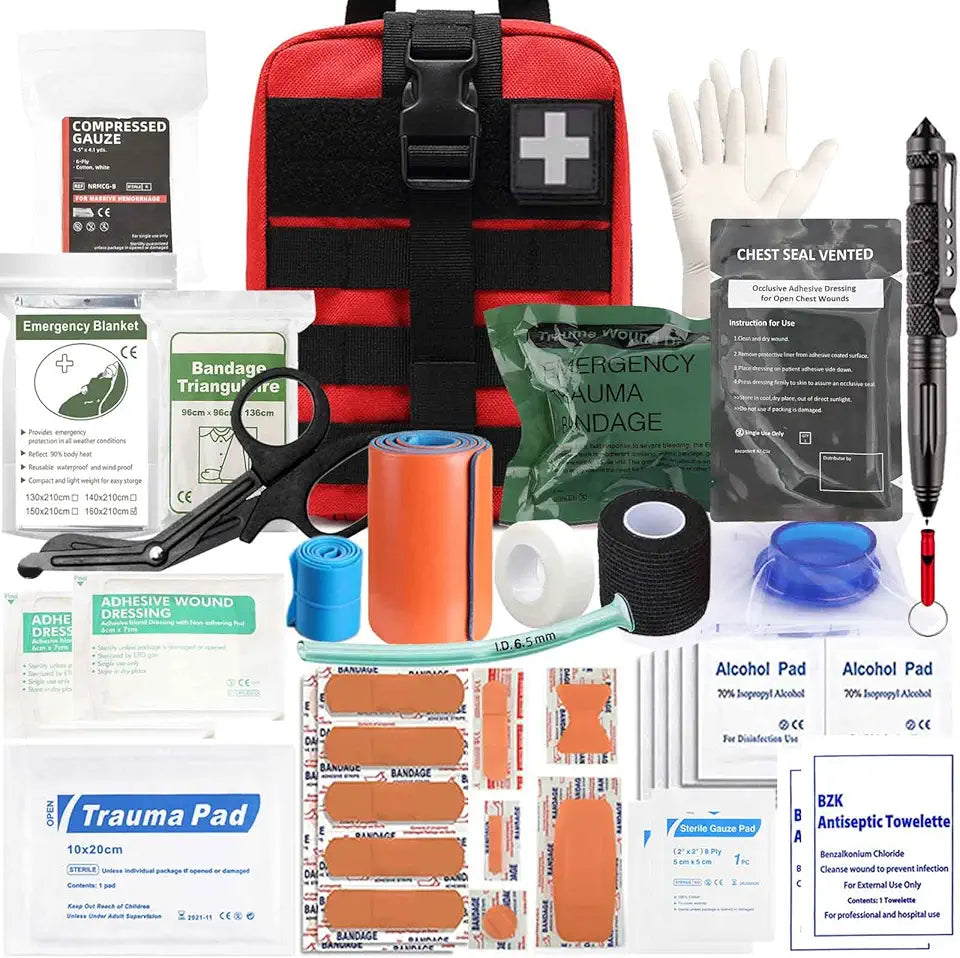 74 Piece Tactical First Aid Kit Q416