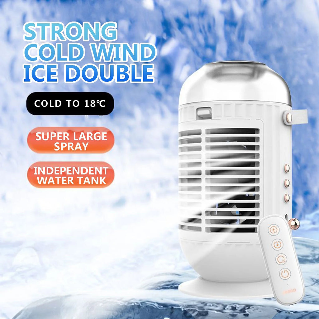 Portable USB Desktop Air Conditioner Fan White E32417