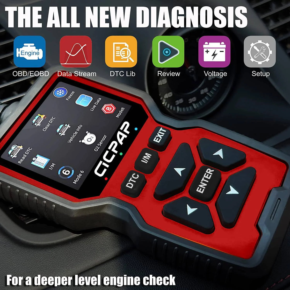 OBD2 Scanner Diagnostic Tool Car Code Reader J809