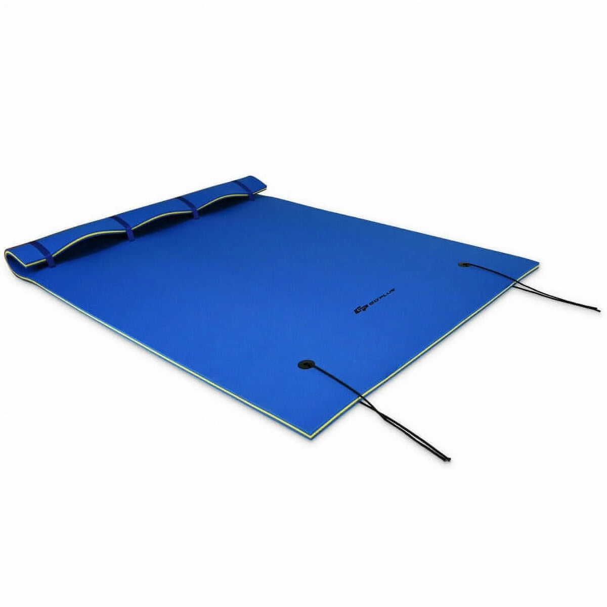 3-Layer Water Floating Mat Foam Pad Yellow Q187