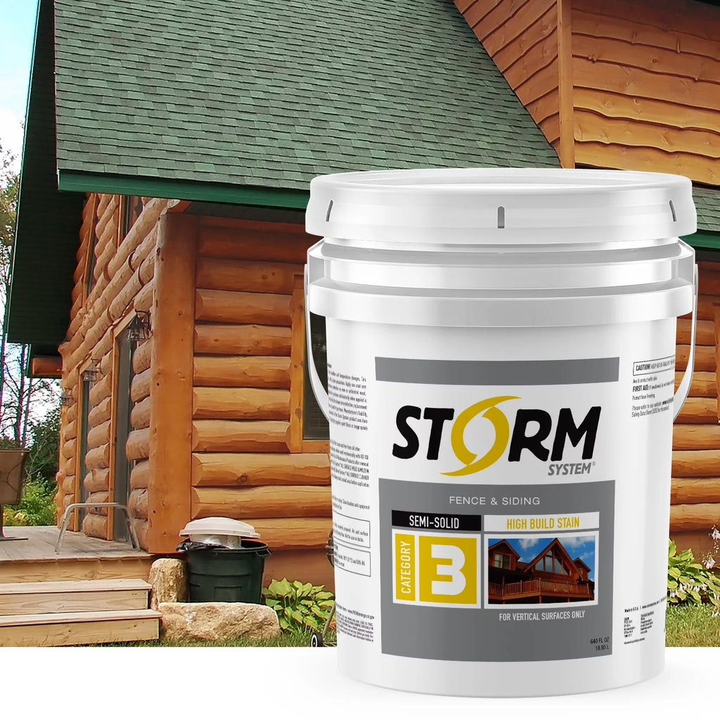 Semi-Transparent Log & Siding Stain + Sealer Teak 1 Gallon X8634