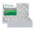 Silver MERV 8 15x25x2 Pleated AC Furnace Air Filter Pack of 4 H366475