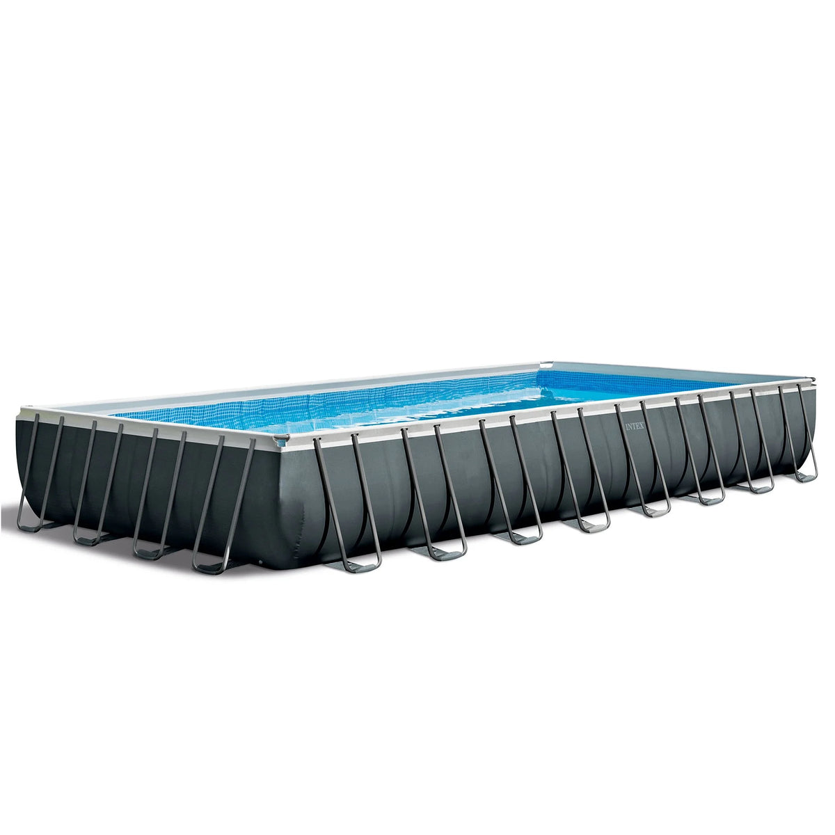 32' x 16' x 52 Rectangular Above Ground Pool Set with Filter Pump L211