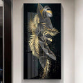 Leaves Wall Art Canvas Painting Y213894
