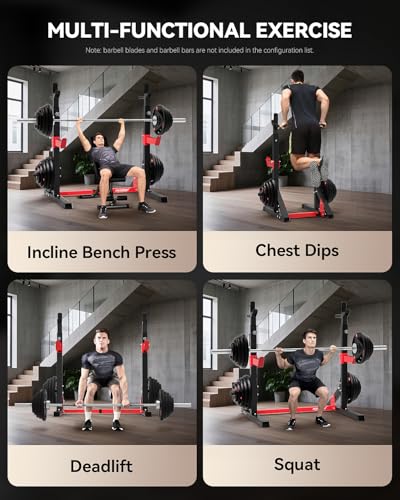 Heavy Duty Adjustable Squat Rack W907911