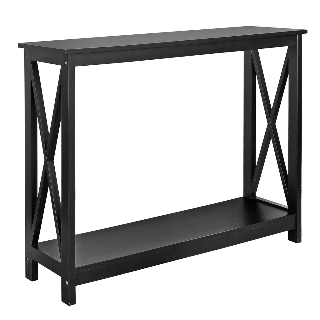 Console Table with Storage Shelf J989