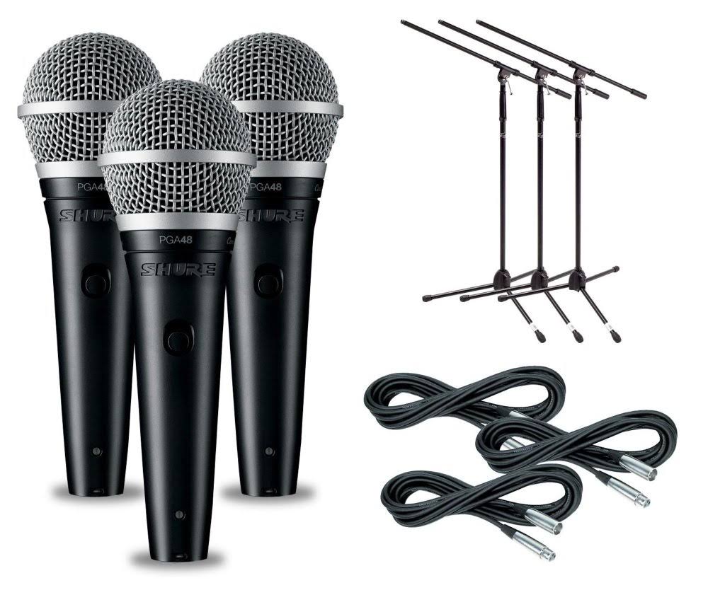 3-Pack Mic and Stand Kit T340