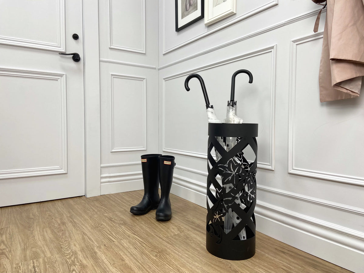 Black Metal Umbrella Stand D58933