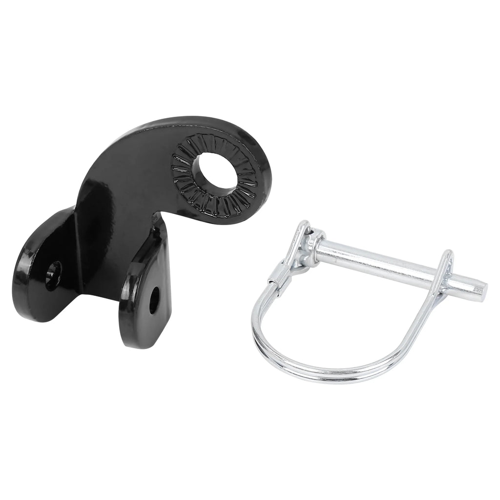 Bicycle Trailer Coupler Attachment Black Silver Tone J508