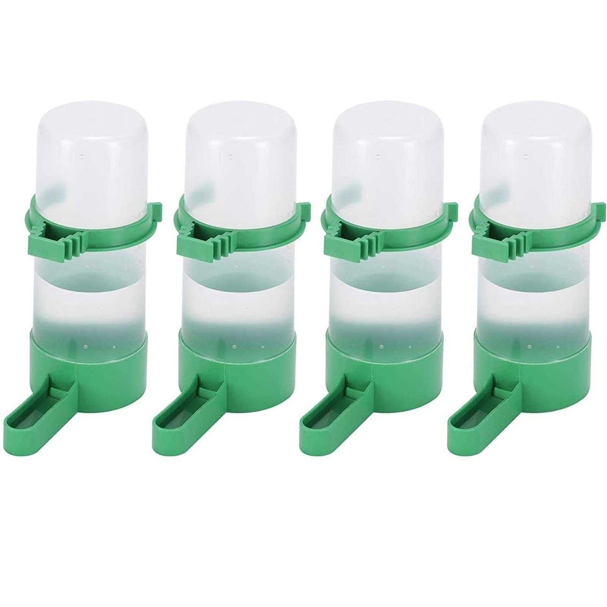 4Pcs Plastic Bird Water Feeder C3916