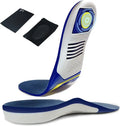 High Arch Support Orthotic Insoles with Gel Blue M W615692