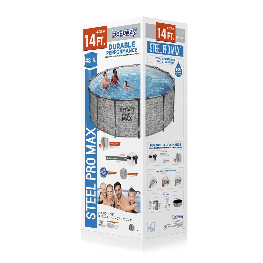Round Above Ground Swimming Pool Set D569260