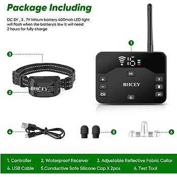 Wireless Dog Fence 2 Dogs Training Collar Remote X593104