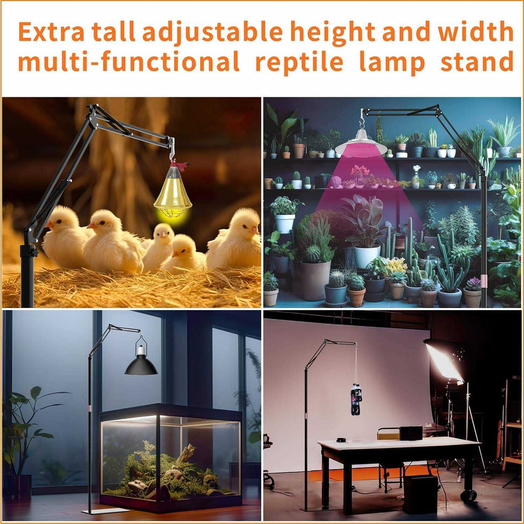 Reptile Dual Lamp Stand with Two Hooks C886126