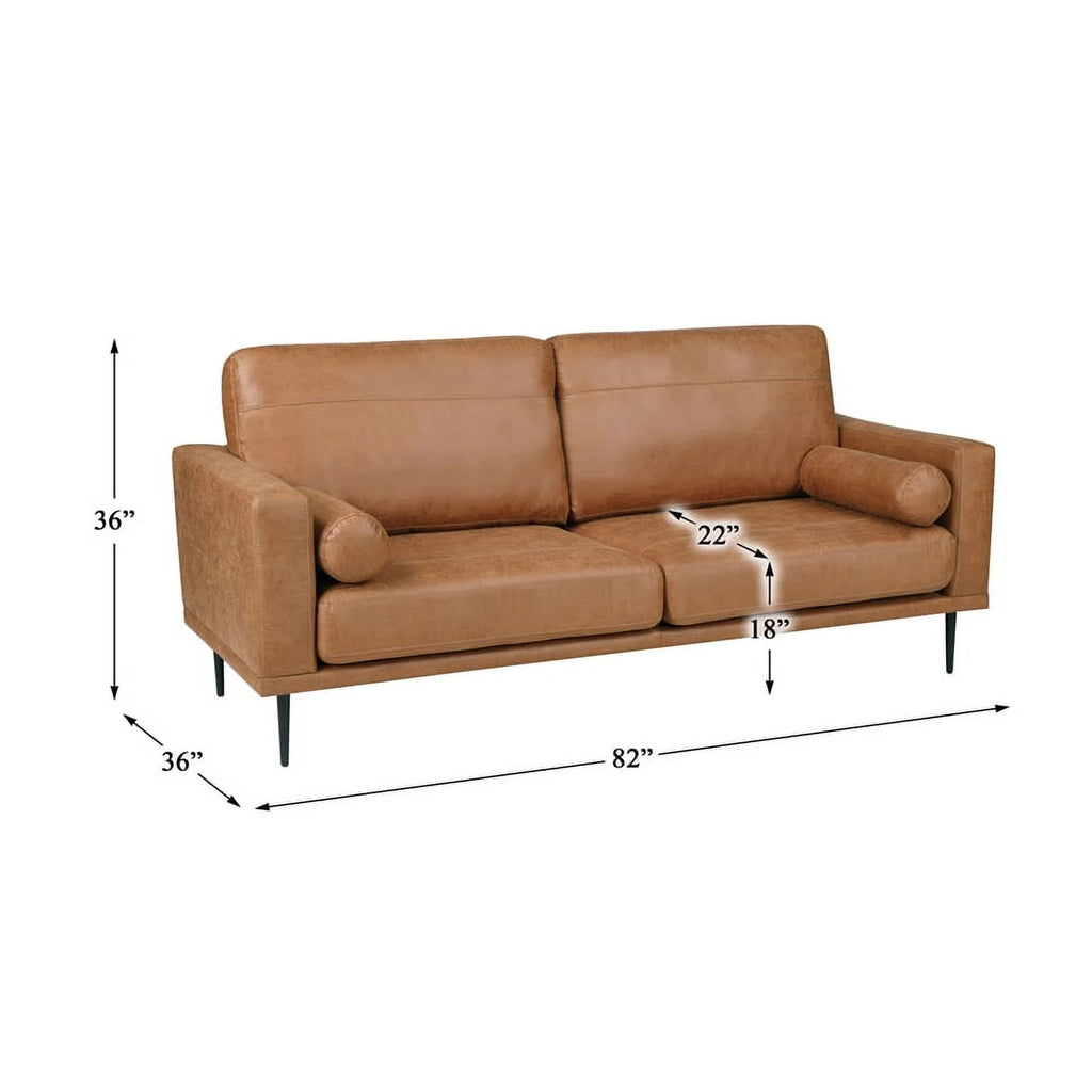 Brown Microfiber Sofa R480914