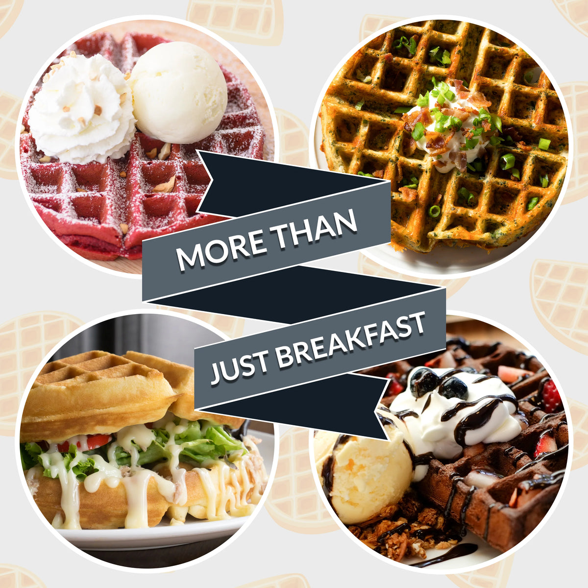 7-Inch Round Belgian Waffle Maker B35169