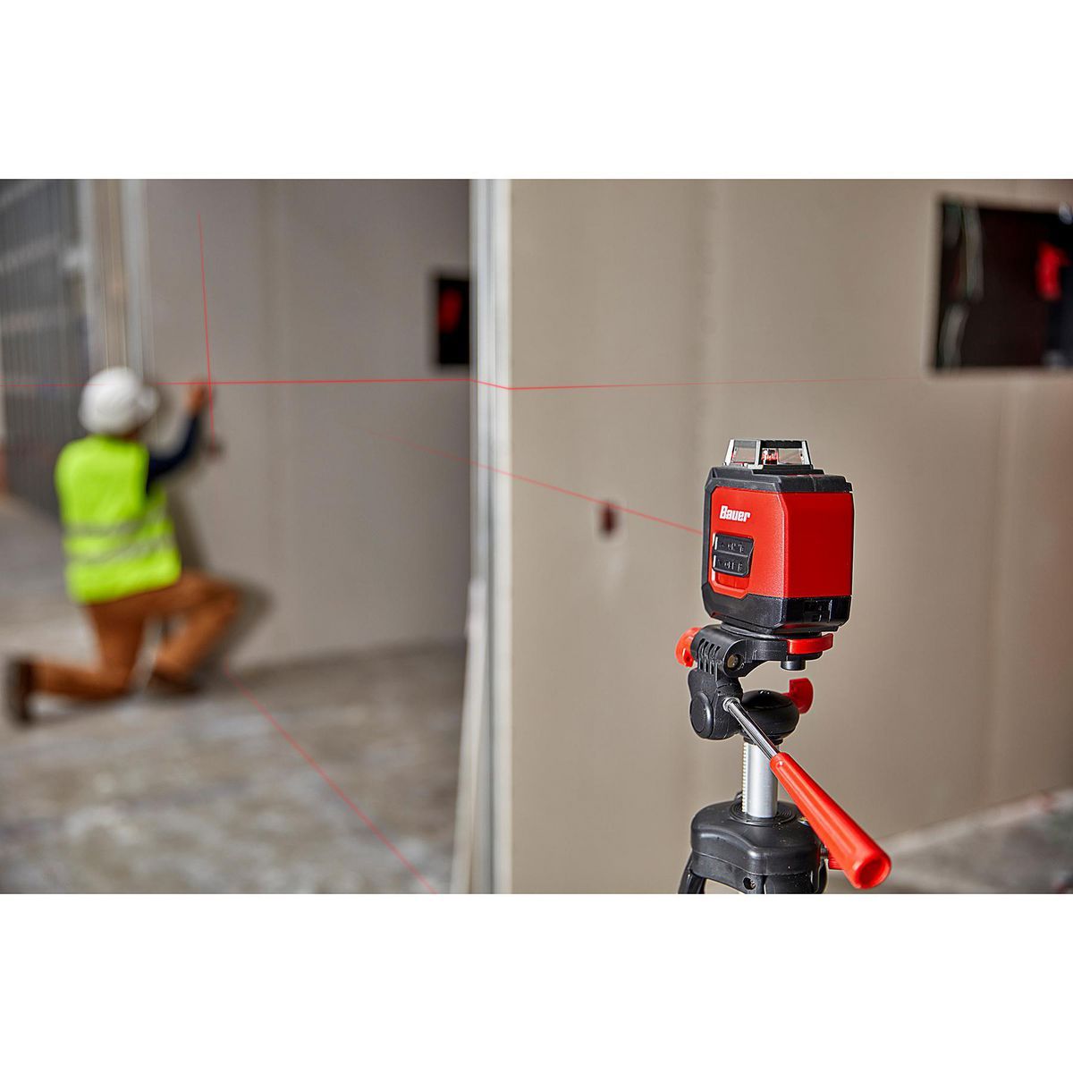 Self-Leveling 360 Horizontal Cross-Line Laser Level K717